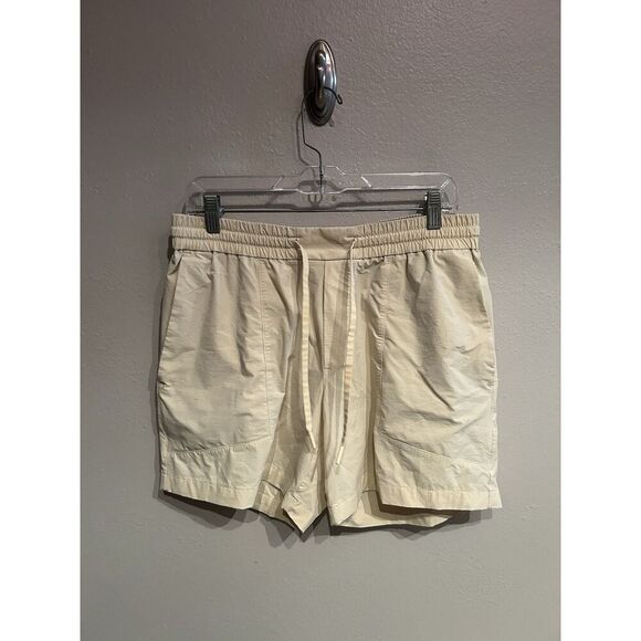 Lululemon Ripstop Shorts Mens Size Large Beige Yellow Cream 5.5” - Picture 1 of 7